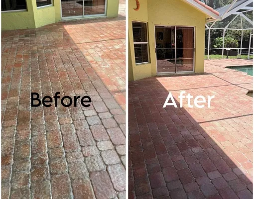 Paver Cleaning Services That Restore Shine to Lake Clarke Shores & Palm Beach, FL, Backyards